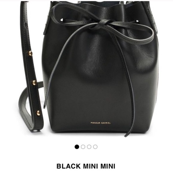 Mansur Gavriel Handbags - Mansur Gavriel Black Mini Mini